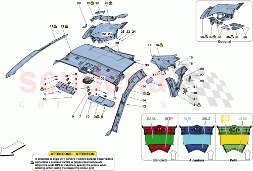 Part Diagram for Ferrari 332936