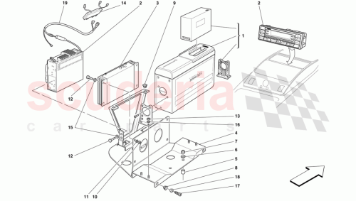 Part Diagram for Ferrari 155713