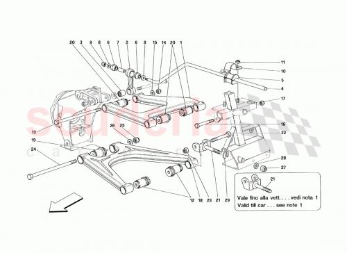 Part Diagram for Ferrari 148423