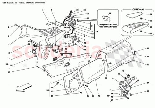 Part Diagram for Ferrari 68401600