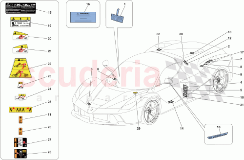 Part Diagram for Ferrari 218182