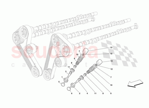 Part Diagram for Ferrari 183779