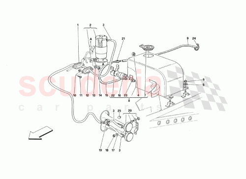 Part Diagram for Ferrari 62536400
