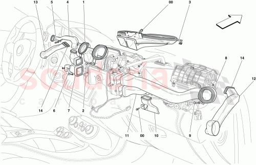Part Diagram for Ferrari 80895900