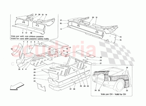 Part Diagram for Ferrari 63675900