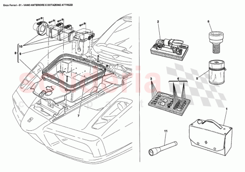 Part Diagram for Ferrari 169370