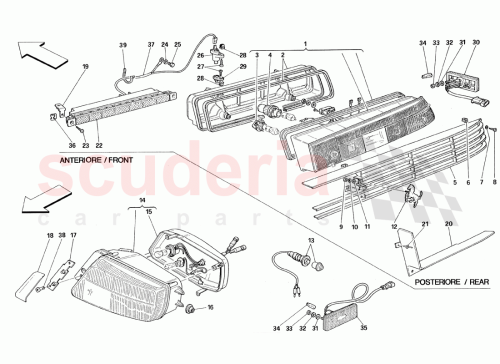 Part Diagram for Ferrari 140835