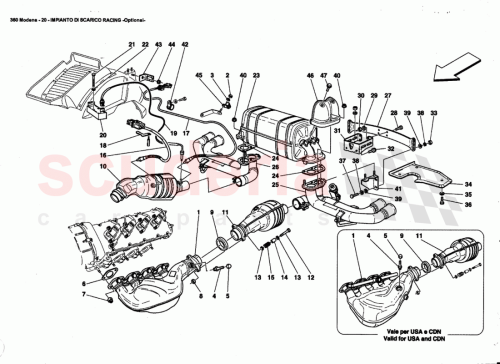Part Diagram for Ferrari 203904