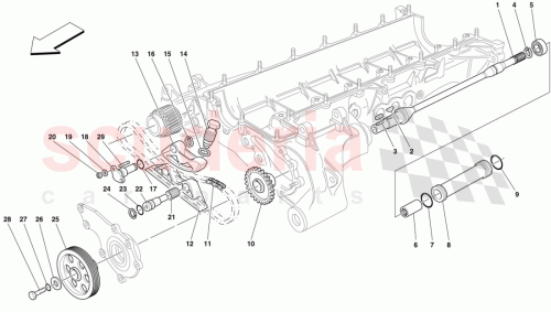 Part Diagram for Ferrari 122057