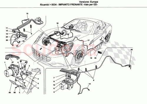 Part Diagram for Ferrari 243419