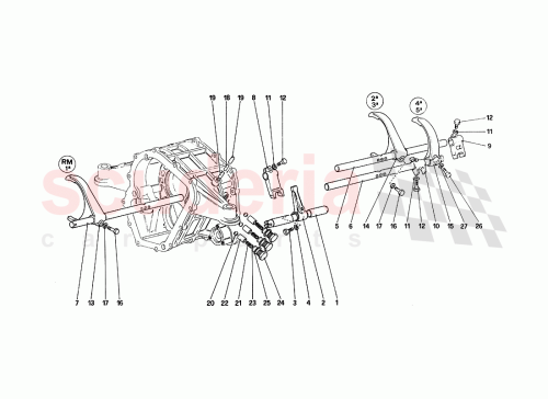 Part Diagram for Ferrari 122634