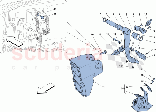 Part Diagram for Ferrari 243117