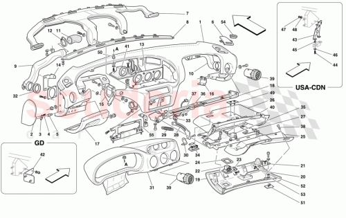 Part Diagram for Ferrari 171800