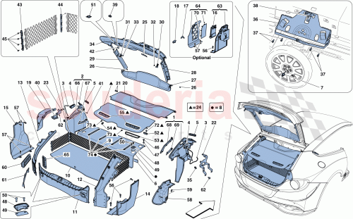 Part Diagram for Ferrari 254629