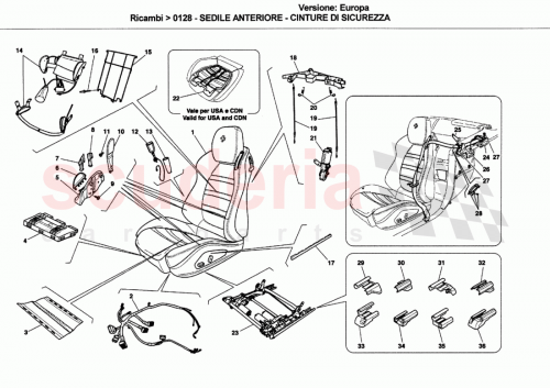 Part Diagram for Ferrari 9790
