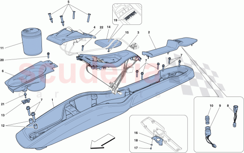 Part Diagram for Ferrari 82229300