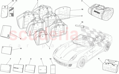 Part Diagram for Ferrari 82427400