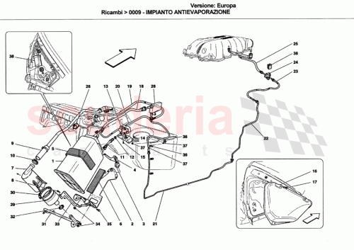 Part Diagram for Ferrari 220074