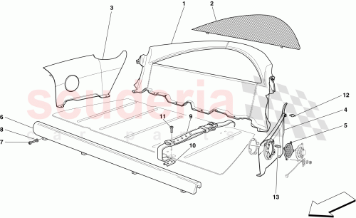 Part Diagram for Ferrari 83200900