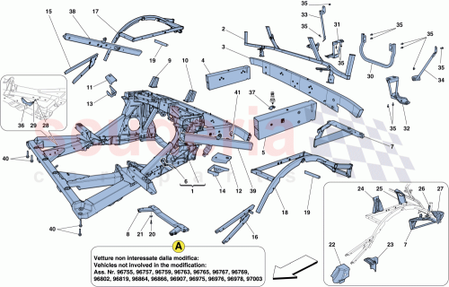Part Diagram for Ferrari 82629200