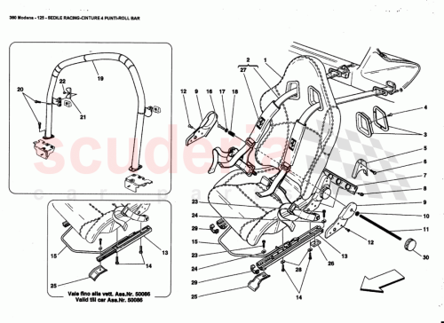 Part Diagram for Ferrari 680135