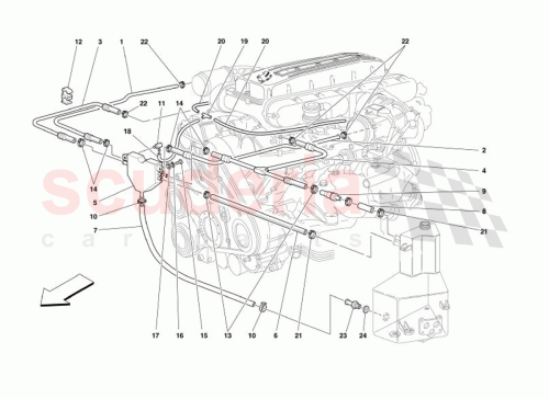Part Diagram for Ferrari 153722