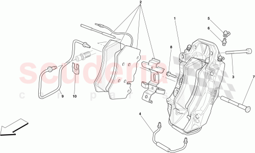 Part Diagram for Ferrari 70001125
