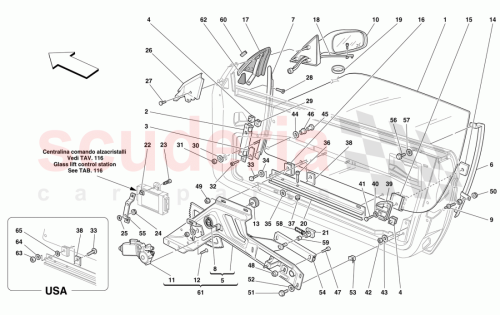 Part Diagram for Ferrari 63163800