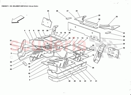 Part Diagram for Ferrari 64799300