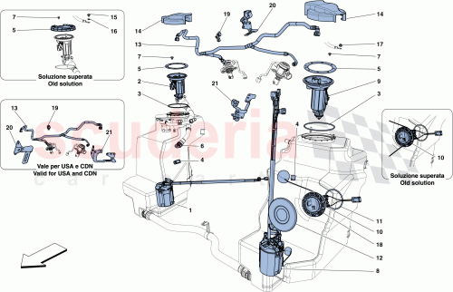 Part Diagram for Ferrari 254312
