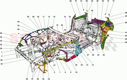 Part Diagram for Ferrari 86909900