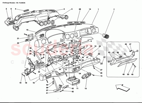 Part Diagram for Ferrari 67747300