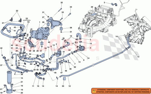 Part Diagram for Ferrari 298660