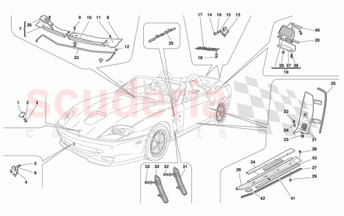 Part Diagram for Ferrari 65596000