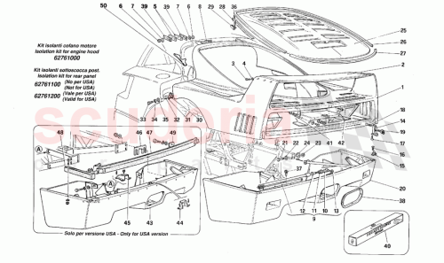 Part Diagram for Ferrari 62732200