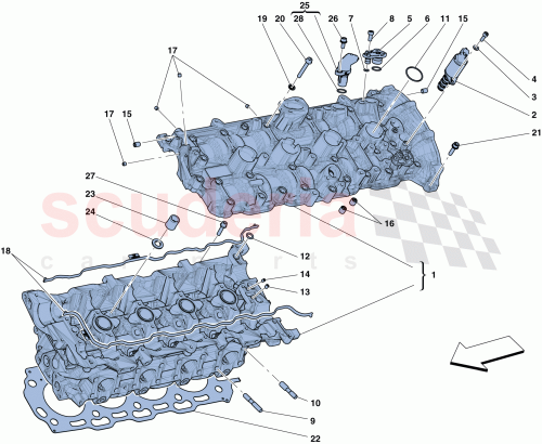 Part Diagram for Ferrari 781925