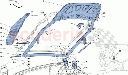 Part Diagram for Ferrari 85390000