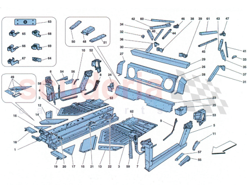 Part Diagram for Ferrari 83869000