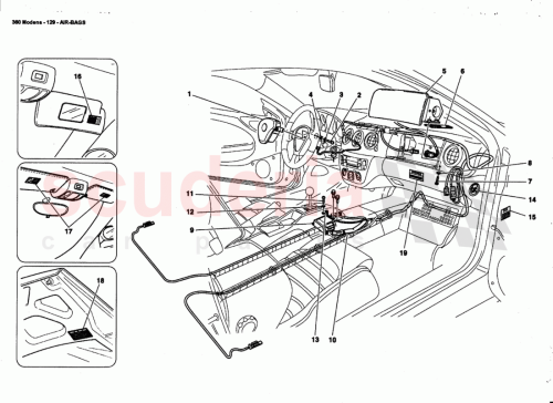 Part Diagram for Ferrari 655825