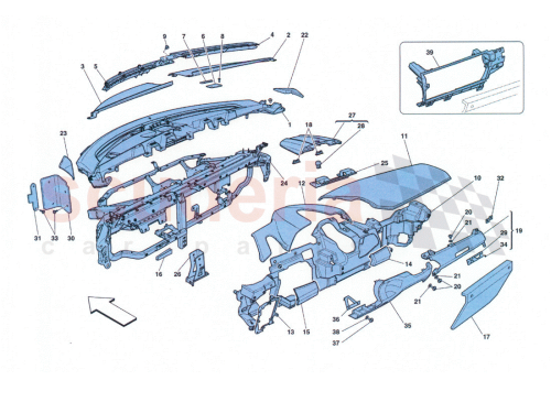 Part Diagram for Ferrari 83412300