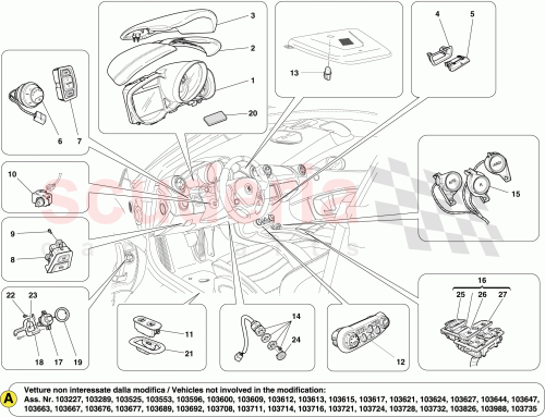 Part Diagram for Ferrari 86257300