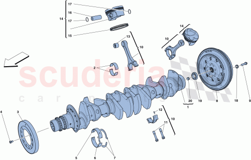 Part Diagram for Ferrari 275154