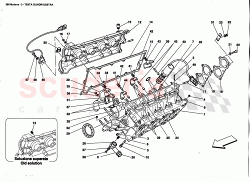 Part Diagram for Ferrari 212395