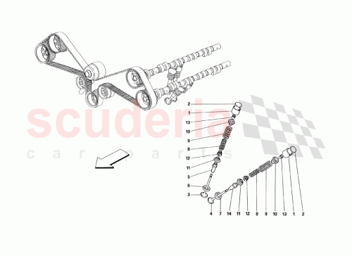 Part Diagram for Ferrari 117562
