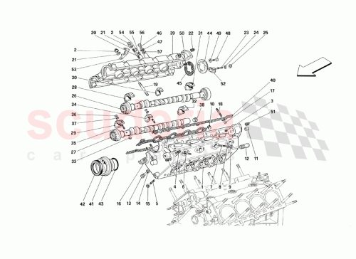 Part Diagram for Ferrari 100044