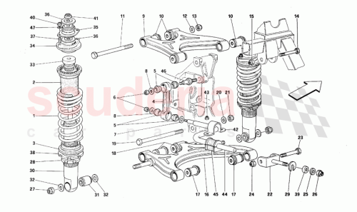 Part Diagram for Ferrari 104417