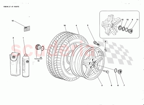 Part Diagram for Ferrari 154795