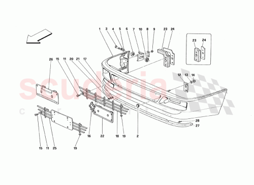 Part Diagram for Ferrari 62126600