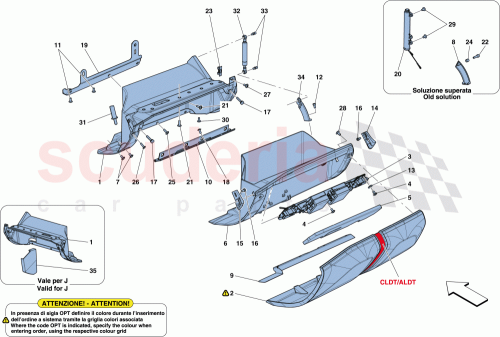 Part Diagram for Ferrari 89192600