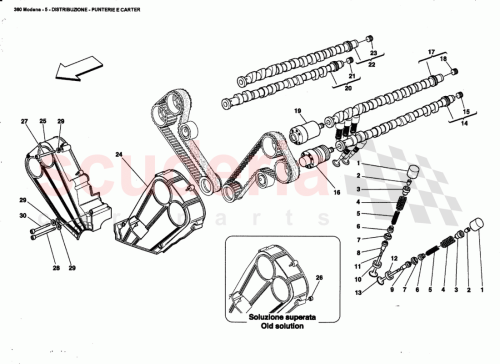 Part Diagram for Ferrari 190042